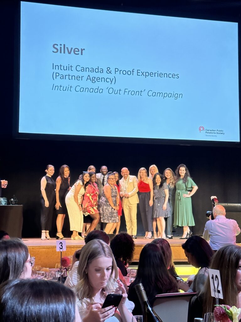 Silver Award at Canadian PR Society Awards